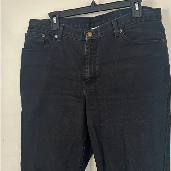 Jeanology Black Boot Cut Women's Jeans Size 14 - Picture 5 of 6